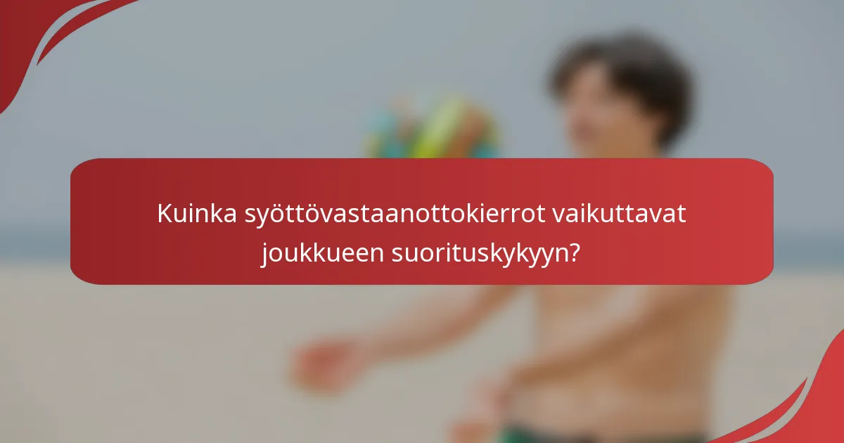 Kuinka syöttövastaanottokierrot vaikuttavat joukkueen suorituskykyyn?